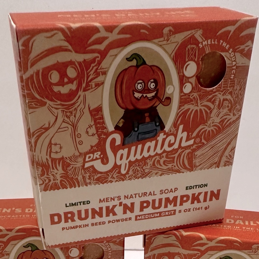 Dr. Squatch Drunk'n Pumpkin Men's Natural Soap - 5 oz.